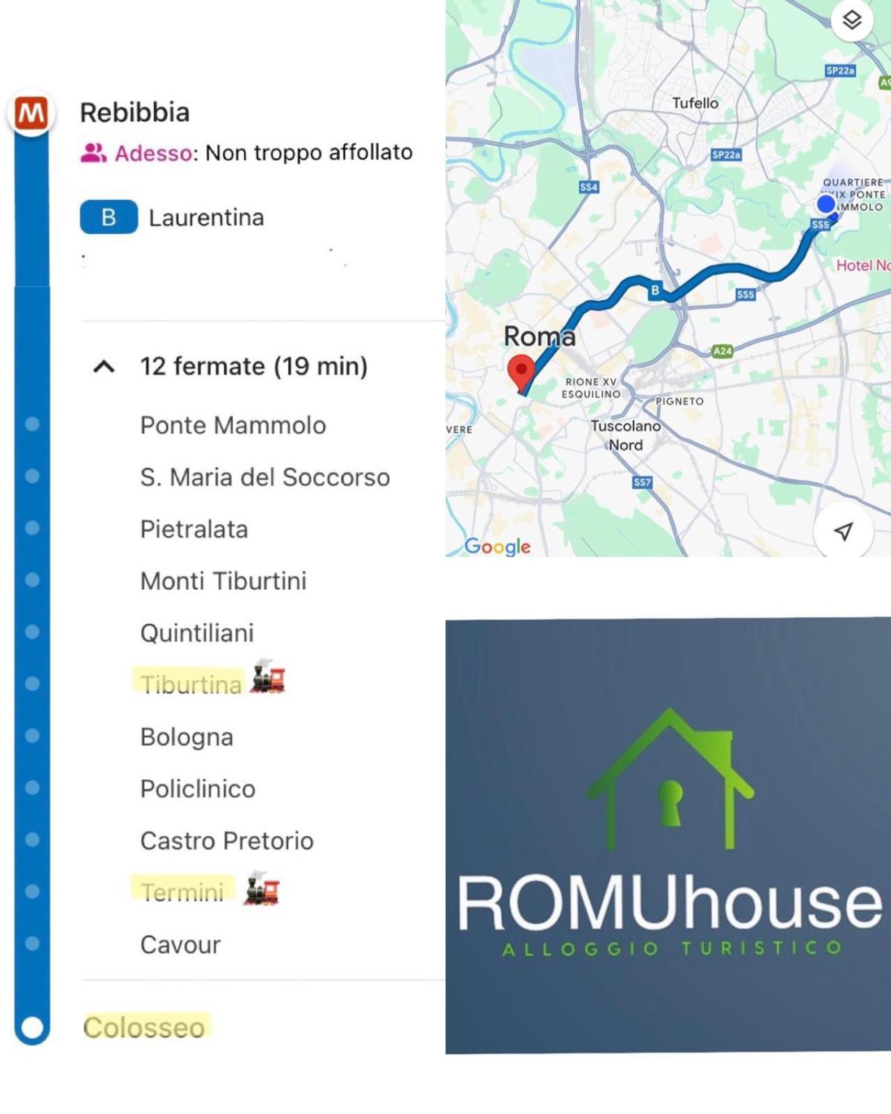 Romuhouse Economy Apartment Metro B Roma Exterior foto